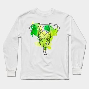 Geometric elephant Long Sleeve T-Shirt